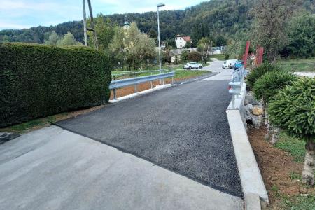 Zaključena obnova mostu čez Višnjico v Višnji Gori 2